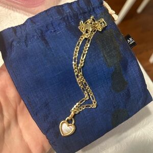 Gold Heart Pendant Necklace